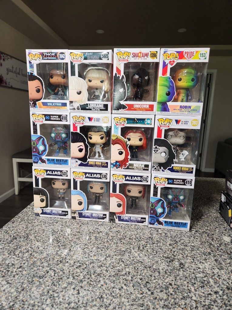 Funko Pops $10 Each