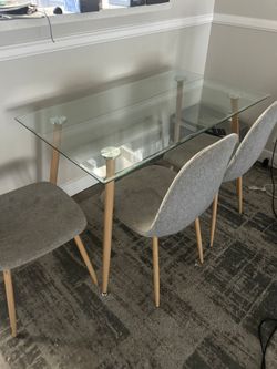 Glass Dining Table