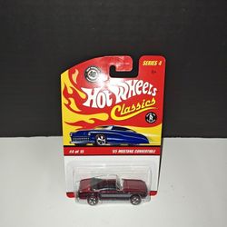 Hot Wheels Classics 1965 Ford Mustang Red Convertible Diecast #4 of 15 Series 4