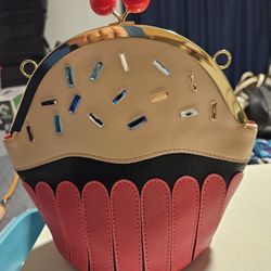 Novelty Cupcake Crossbody Bag New Never Used