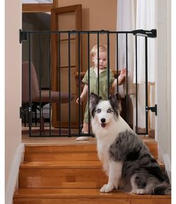 Babelio 2643 No Bottom Bar Baby Gate for Babies Elders and Pets.