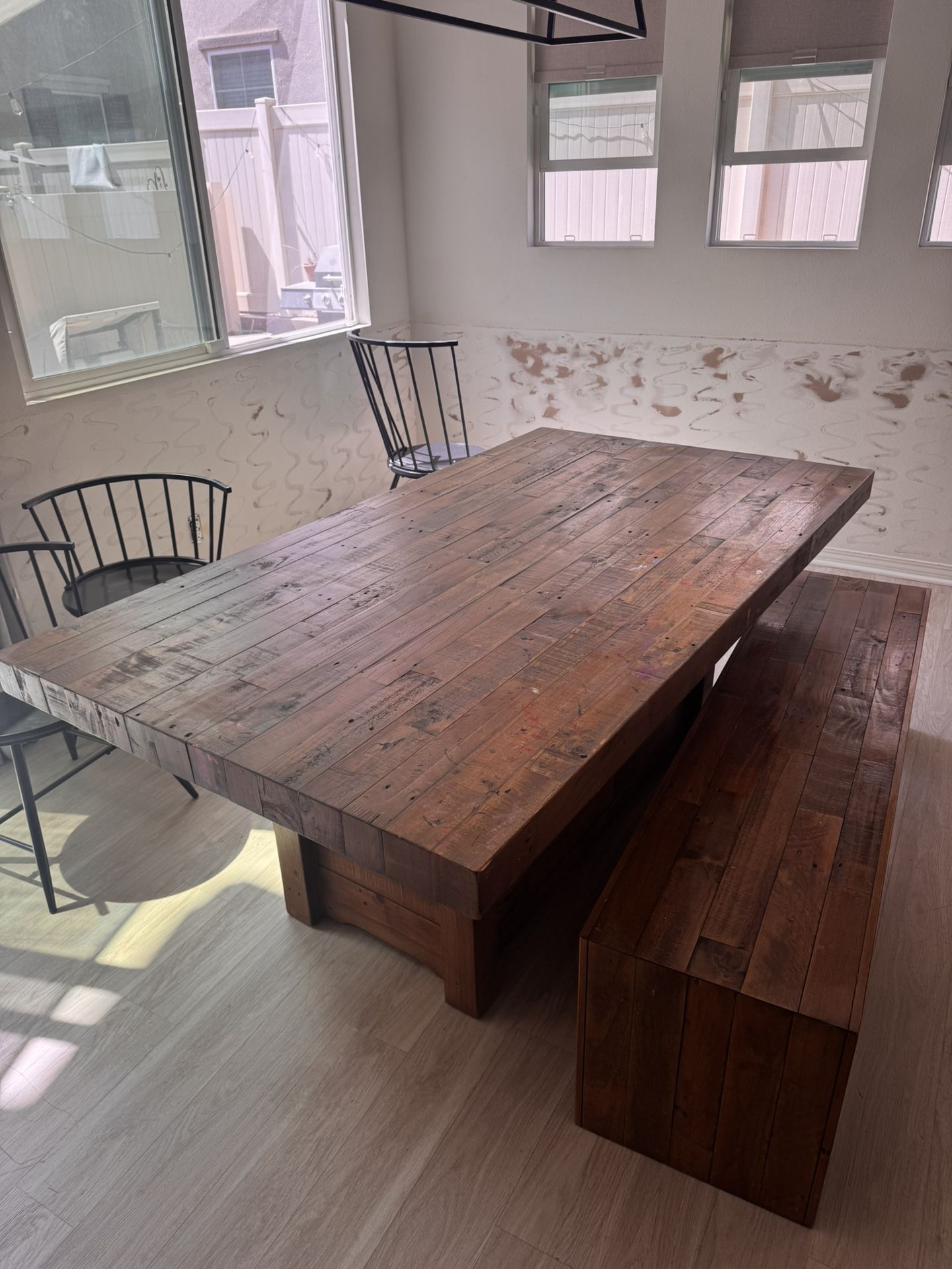 Dining Table & Bench 