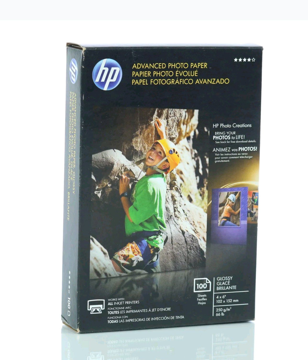 HP Photo Paper 4" x 6" Glossy 100 Pack