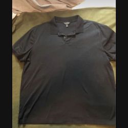 Mens Banana Republic polo luxe touch xl black