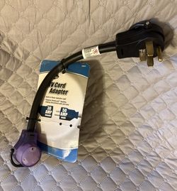 New Road Power RV Cord Adapter 30 Amp Female 50 Amp Male 