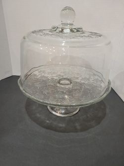 Rare Vintage PRINCESS HOUSE CAKE PLATE/PUNCH BOWL