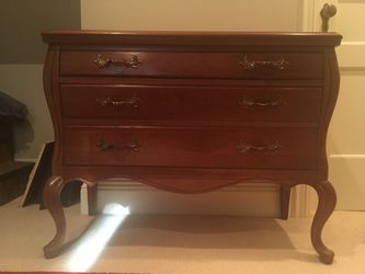Solid cherry wood French-style chest