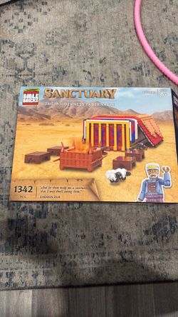 Bible bricks Sanctuary the wilderness tabernacle, 1342 pieces