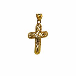 Pendant Solid  gold  14k. Crucifix