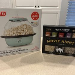 Dash 6 Qt Popcorn Maker With Kernels And Seasonings
