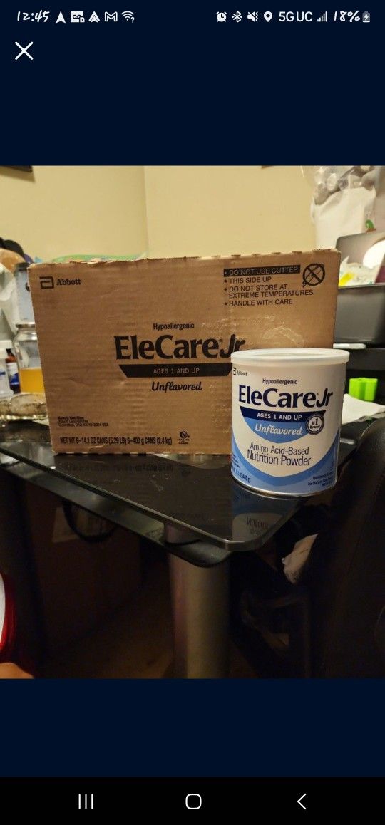 ELECARE JR UNFLAVORED 