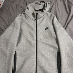 Nike Tech Windrunner Hoodie Gray Size XL
