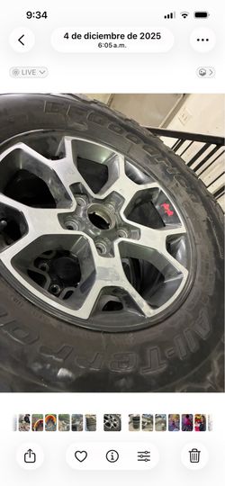 Jeep rubicon rims and tires 95% almost new