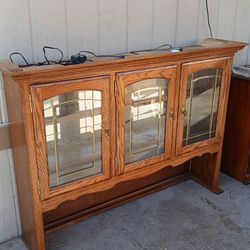 China Hutch with touch dim lighting