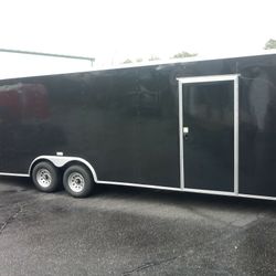 8.5 X 24ft Brand New Enclosed Vnose Trailer--Car Truck Hauler ATV UTV SXS Moving Storage Cargo Traveling