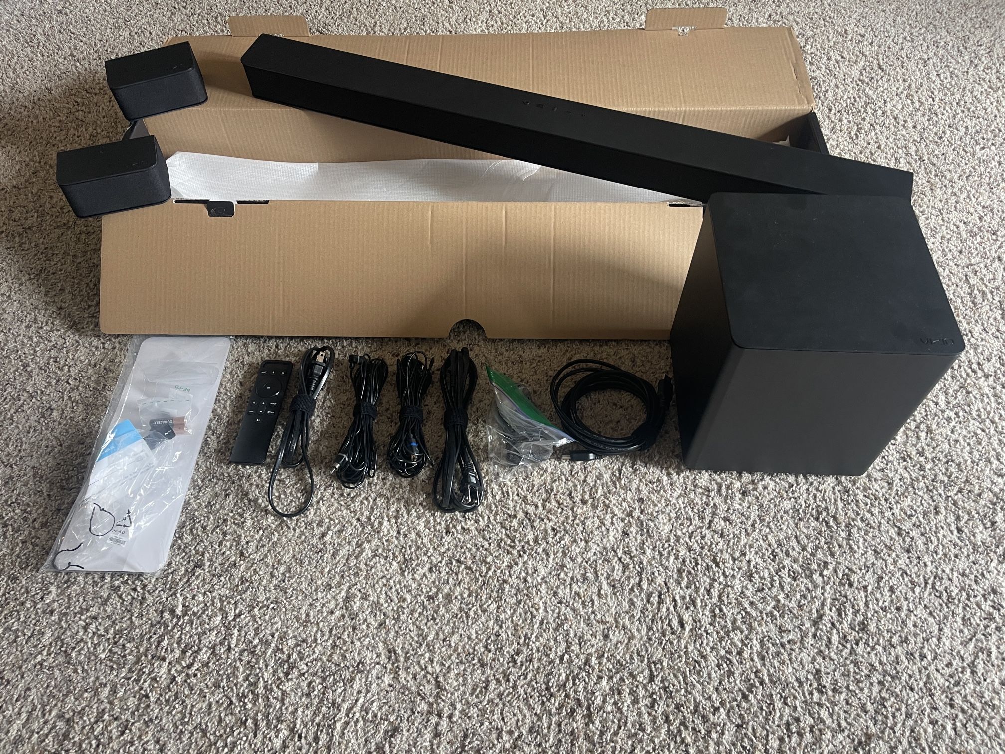 VIZIO V-Series All-in-One 2.1 Home Theater Sound Bar with DTS Virtual:X, Bluetooth, Built-in Subwoofer, Voice Assistant Compatible, Includes Remote Co
