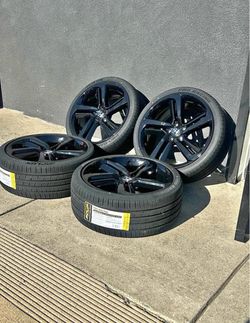 Honda 20" Gloss Black Wheels and New Tires (4) We Finance