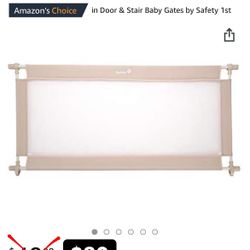 Extra Wide Fabric Baby And Pet Gate