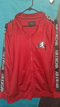 Red Jordan Track Jacket Men's XL