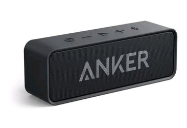 Anker Soundcore Upgraded Bluetooth Speaker with IPX5 Waterproof, Stereo Sound, 24H Playtime, Portable Wireless Speaker for iPhone, Samsung and More (B