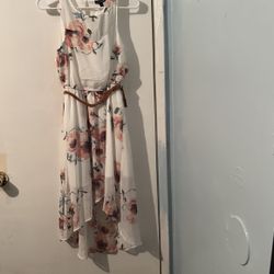 White Floral Dress