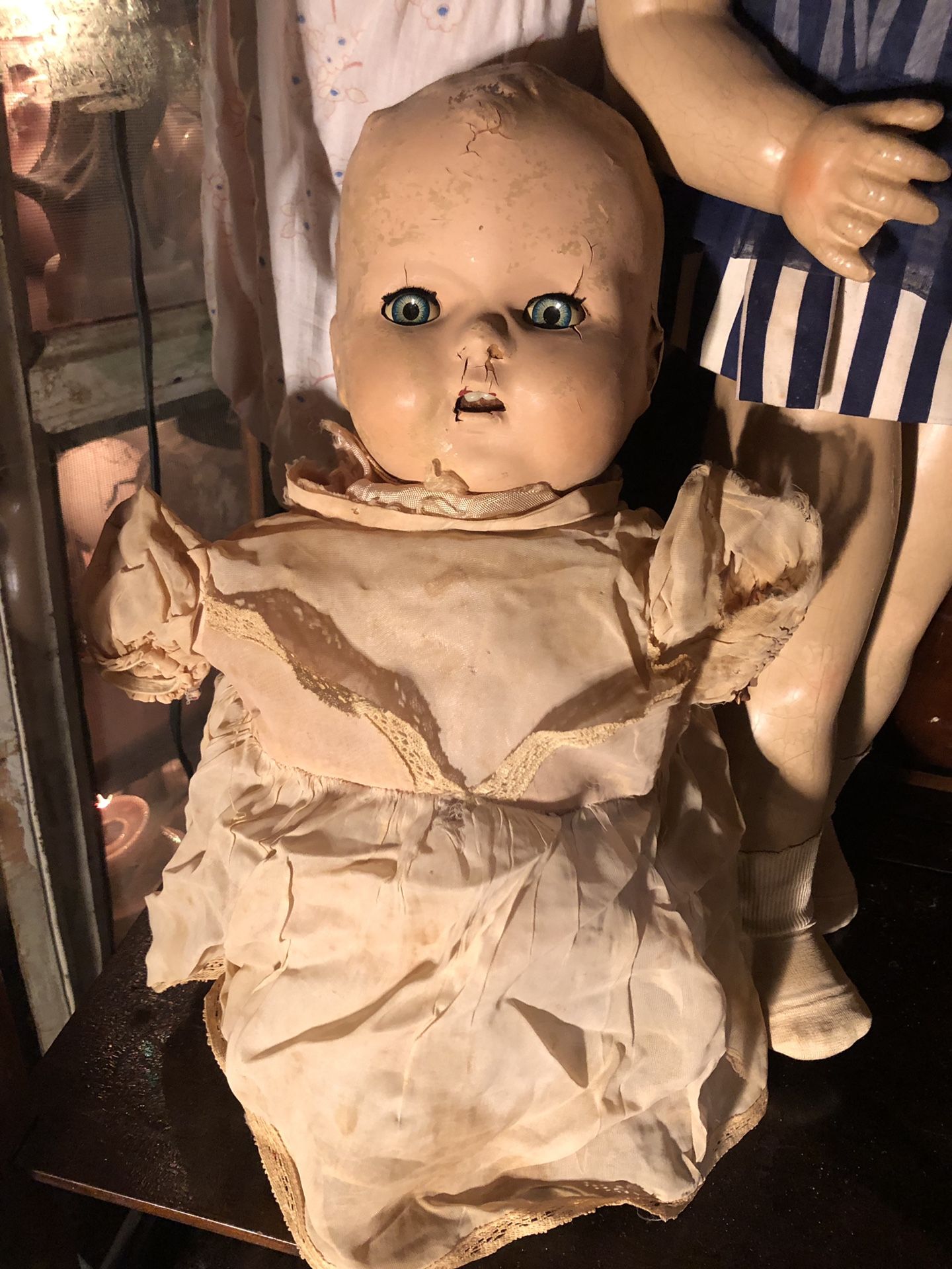 Antique Vintage 1930s 1940s Baby Doll Toy