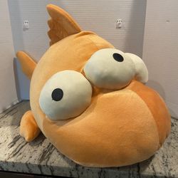 The Simpsons BLINKY Jumbo Plush 24" Three-Eyed Gold Fish from Universal Studios 