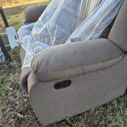 Two recliners couches Lamps And Dinner Table 