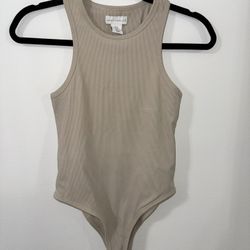 House of Harlow 1960 Tan Bodysuit One Piece