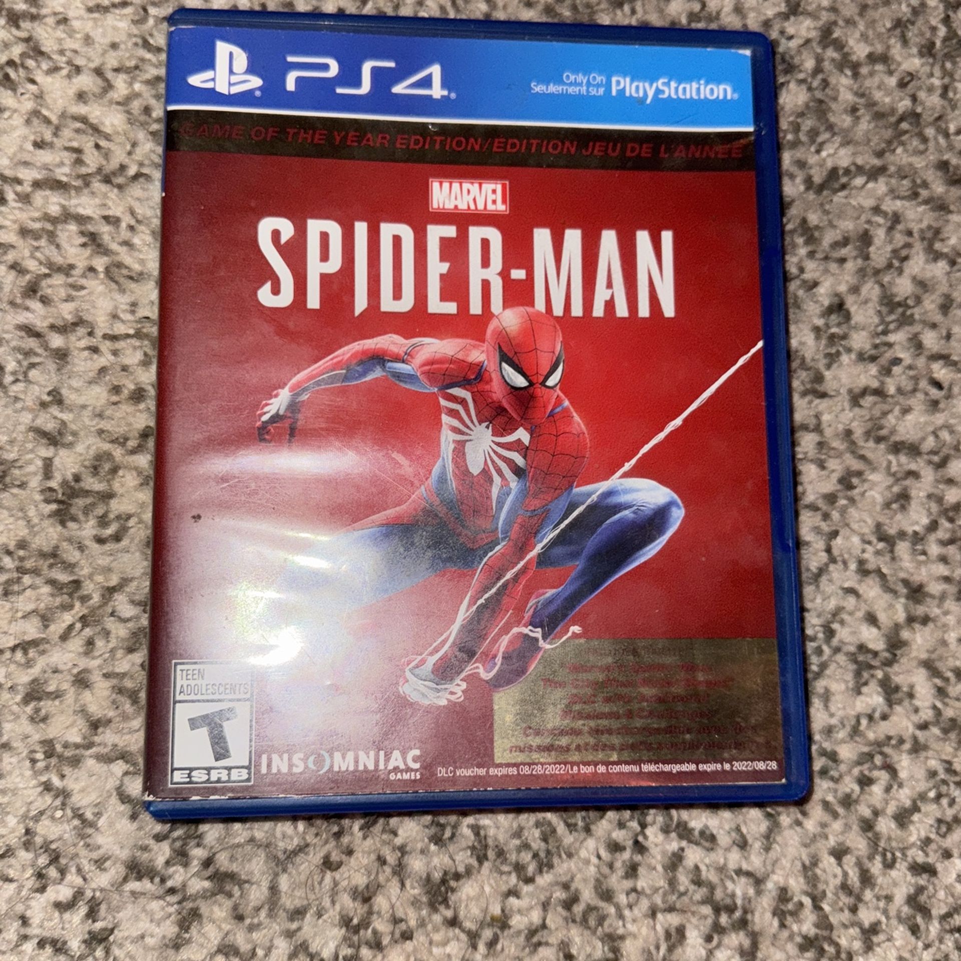 Spider Man PS4