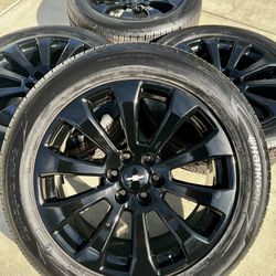 Oem Factory 22” Chevrolet Silverado 1500 High Country Black Tire Wheels Rims Rines