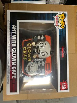 Art with clown cafe funko