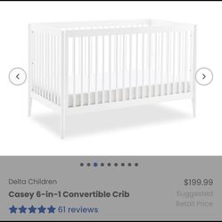 Casey 6in1 Convertible Crib