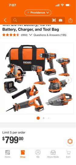 SAVE $400🔥🔥🔥. BRAND NEW 12 PIECE (8 POWER TOOLS) POWER TOOL SET 🧰🧰.  18 VOLT.  HOME DEPOT $799 (SEE PIC# 2).  SALE $425🔥🔥🔥