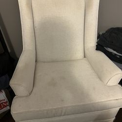 Baby Nursery Chair /glider Ottoman 