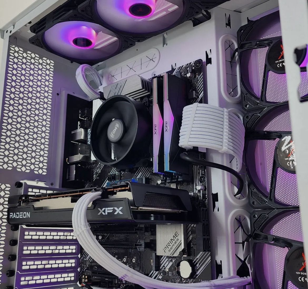 Gaming PC Ryzen 5 5500 16GB RAM 1TB SSD RX 6600 8GB Windows 11 Computer