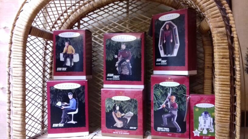 Hallmark Christmas Ornaments Star Trek/Star Wars