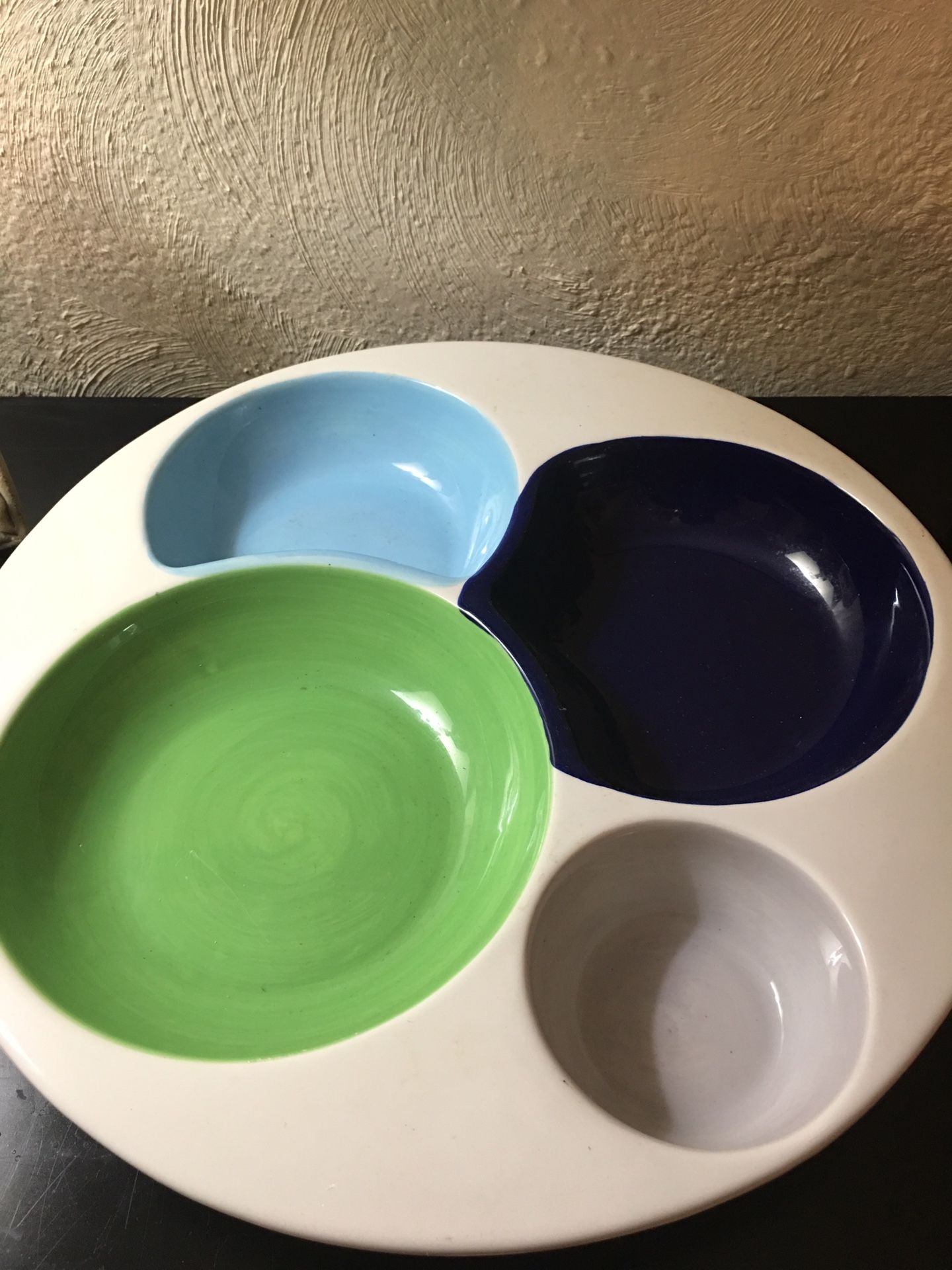 16” ceramic serving plate