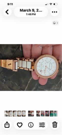 Michael Kors Rose Gold Chronograph Watch