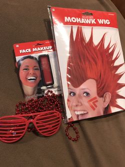 Red theme costume