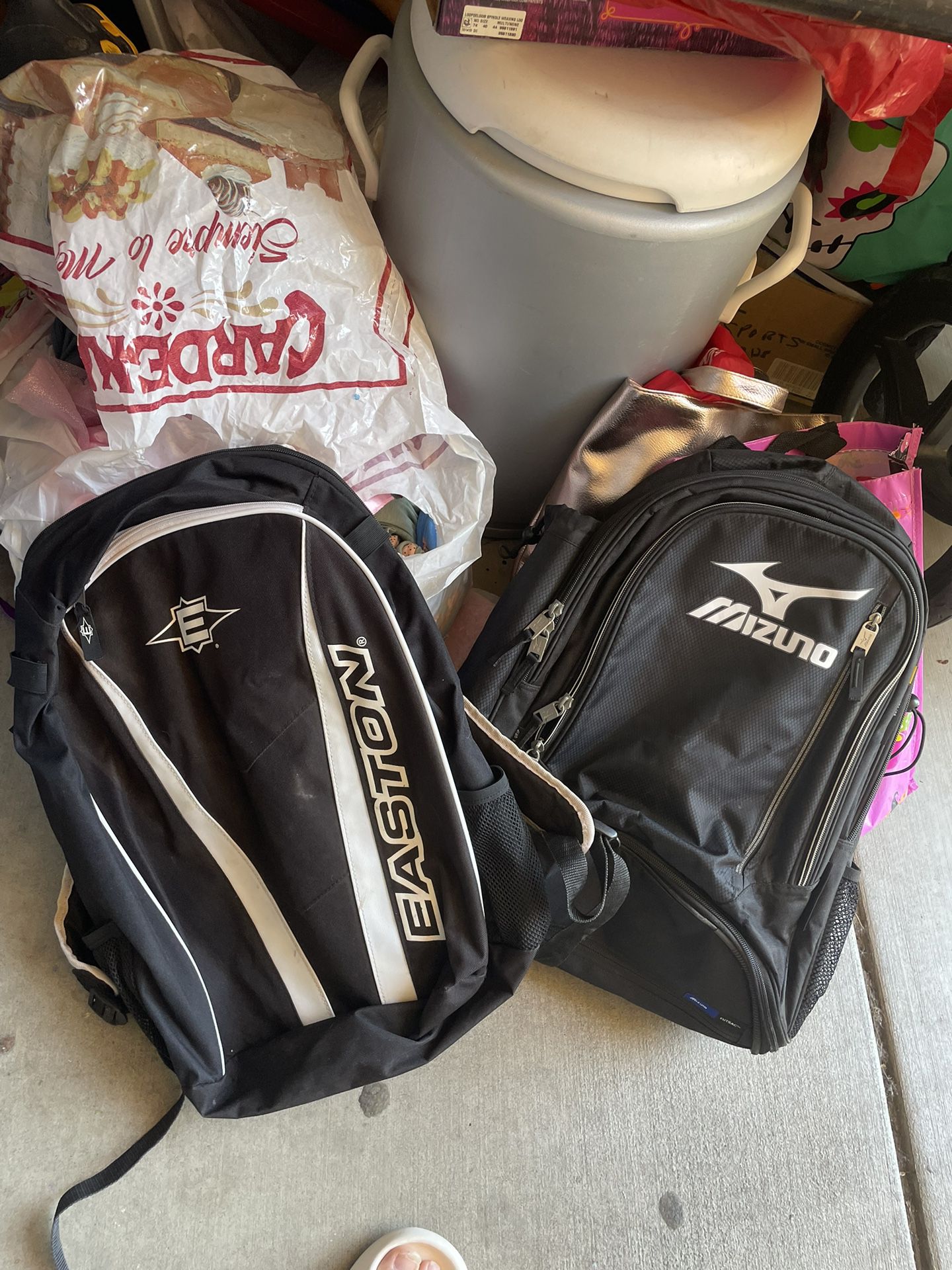 2 sports / baseball backpacks both for $10 