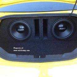 2010-2015 Camaro Dual 12 Large ported Subwoofer Enclosure by Subthump