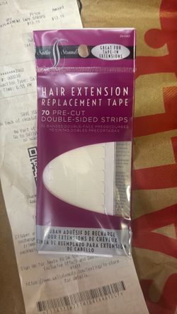 Hair extension replacement tape