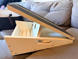 MUCITAGF Adjustable Wooden Slant Board / Calf Stretcher