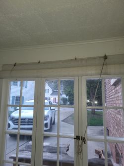 Bamboo Roll-Up Window Shade, 60 x 60 in, Natural, Good Condition