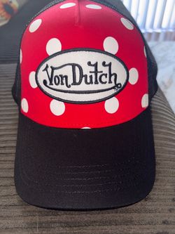Von Dutch Polka Dot Trucker Hat
