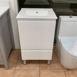 SALE ~ Modern PVC Bathroom Vanity - 20 inches