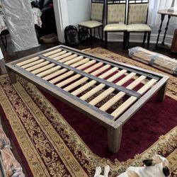 Spare Twin Gray THUMA Bed Frame