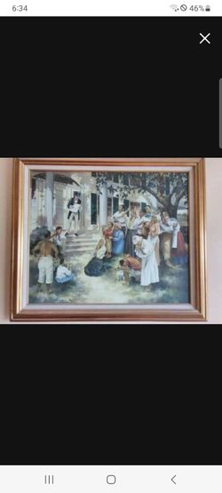 JUNETEENTH FRAMED WALL ART WORK ON CANVAS  $500 FINAL PRICE
