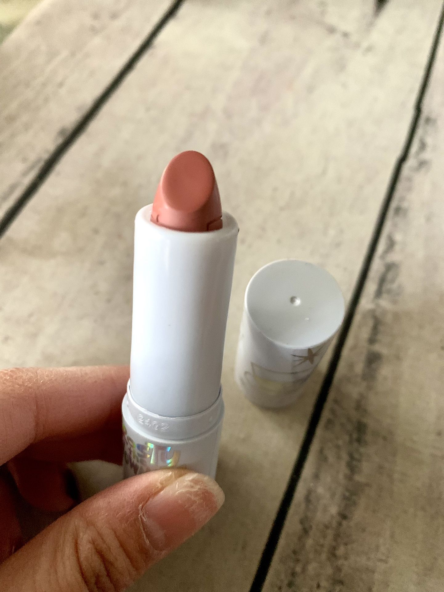 Colour Pop Cosmetics Lux Lipstick in First Snow (Crème pinky nude) 3.5g.